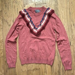 Girls Creamie brand top with cute ruffle detail size 14